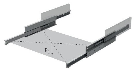 schock telescopic rails 22
