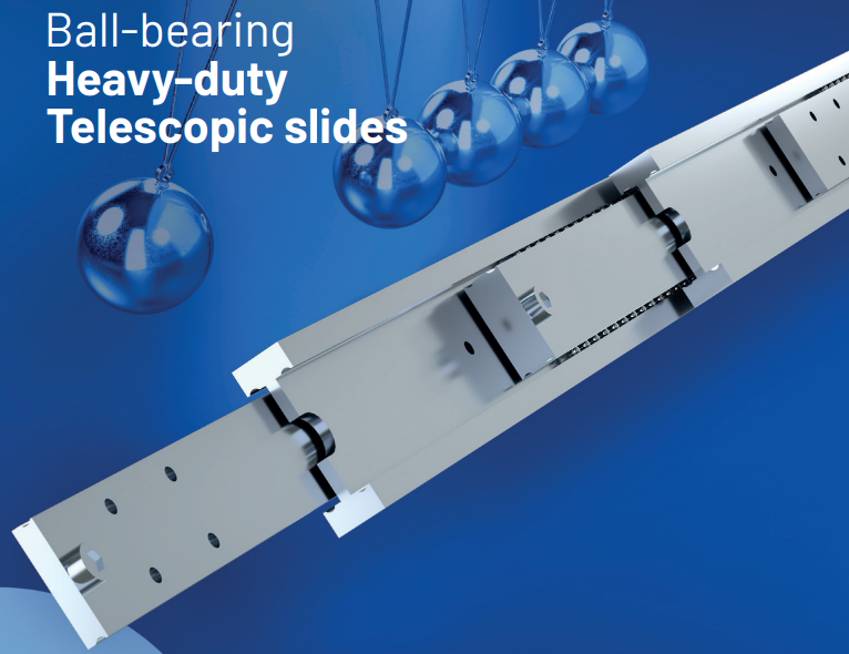 Telescopic Slides Heavy Duty, Ball Bearing Telescopic Slides Heavy Duty, Ball Bearing 1